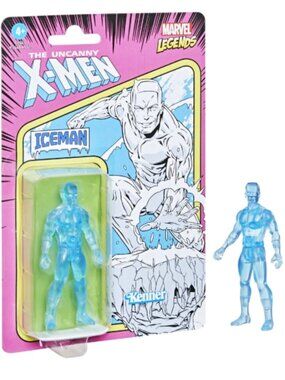 Marvel Legends The Uncanny X-Men Retro Iceman 3.75" Hasbro Figure Brand New